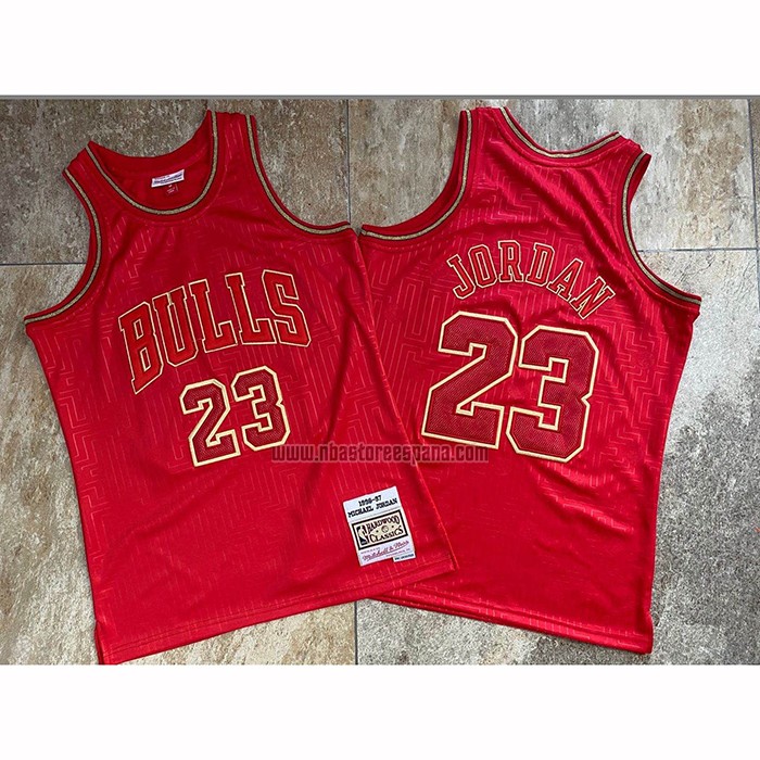 Camiseta Chicago Bulls Michael Jordan NO 23 Retro 2020 Chinese New Year Rojo